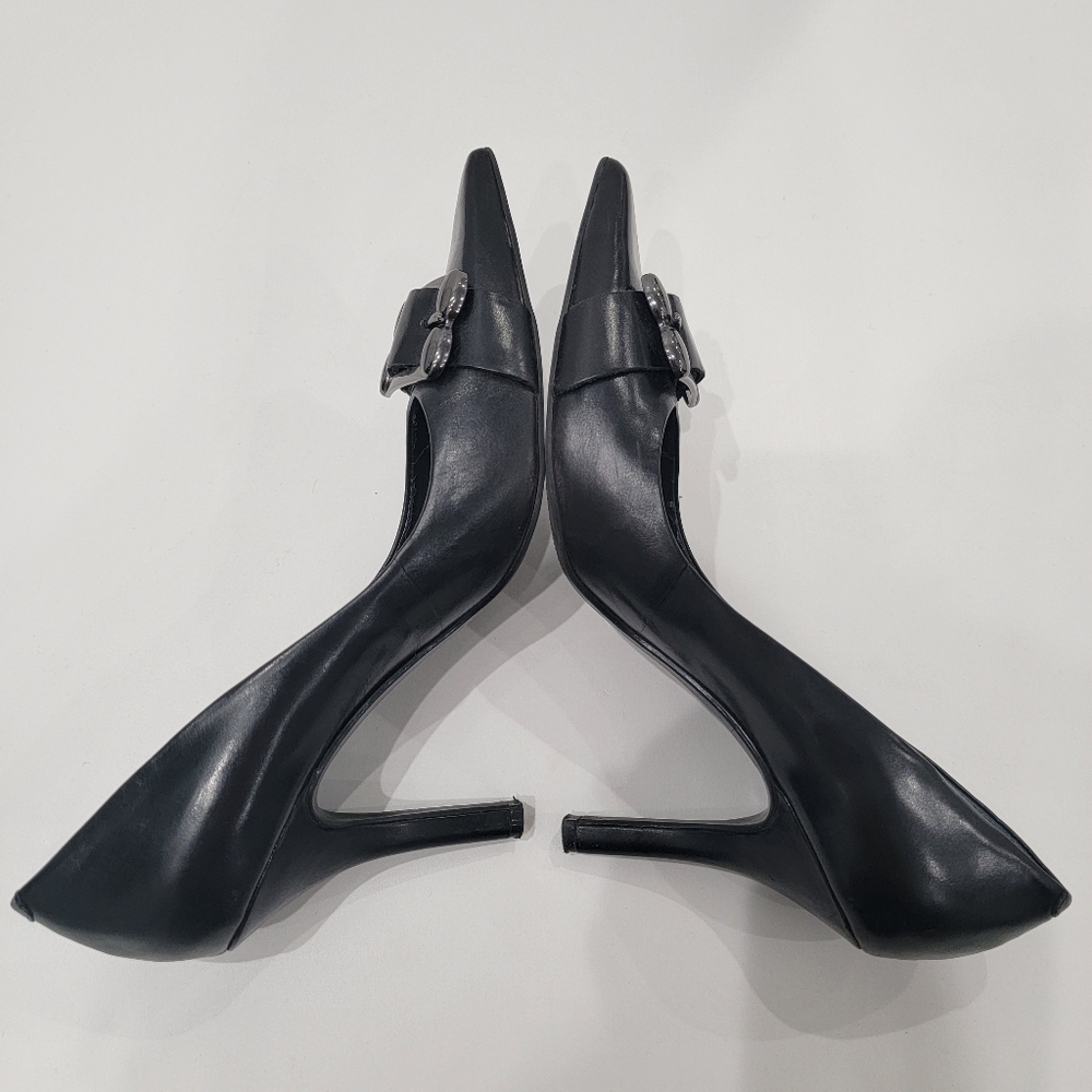 Nine West Black Women's Heels Size 8.5 - Picture 7 of 10